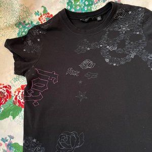 Fox Black T Shirt Womens